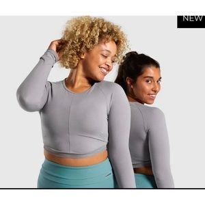 Gymshark x Whitney Simmons Gray Crop Top